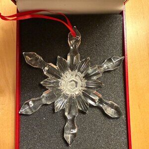 Baccarat Christmas Ornament